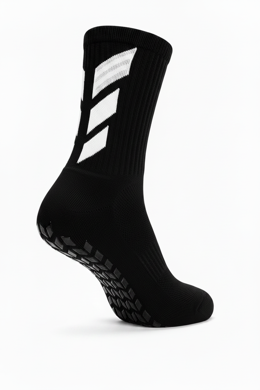 Chaussette noire grip noir